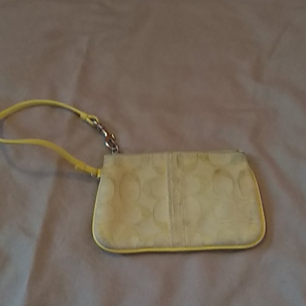 Yellow Coach Wristlet